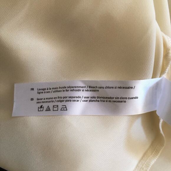 Band Of The Free NWT Cash VNeck Long Sleeve Billowing Sleeves Ivory Top Size XS - Picture 10 of 14